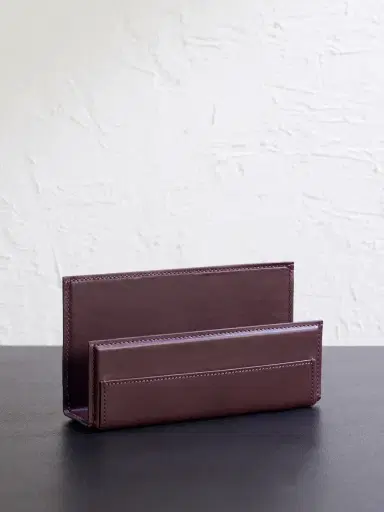 Ralph Lauren Home Brennan Leather Letter Rack Organiser - Men | Thumbnail 1 Ralph Lauren Home Brennan Leather Letter Rack Organiser - Men | Thumbnail 1