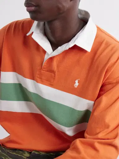 Polo Ralph Lauren Logo-Embroidered Striped Cotton Polo Shirt - Men | Thumbnail 5 Polo Ralph Lauren Logo-Embroidered Striped Cotton Polo Shirt - Men | Thumbnail 5