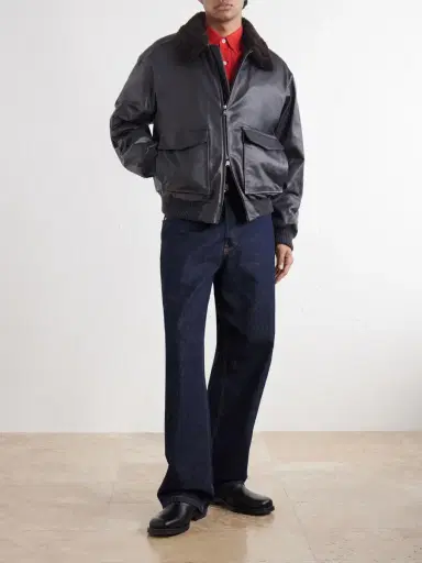 Valstar Smith Shearling-Trimmed Full-Grain Leather Jacket - Men | Thumbnail 2 Valstar Smith Shearling-Trimmed Full-Grain Leather Jacket - Men | Thumbnail 2