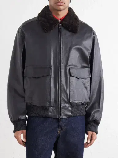 Valstar Smith Shearling-Trimmed Full-Grain Leather Jacket - Men | Thumbnail 3 Valstar Smith Shearling-Trimmed Full-Grain Leather Jacket - Men | Thumbnail 3