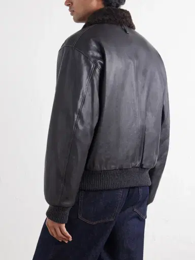 Valstar Smith Shearling-Trimmed Full-Grain Leather Jacket - Men | Thumbnail 4 Valstar Smith Shearling-Trimmed Full-Grain Leather Jacket - Men | Thumbnail 4