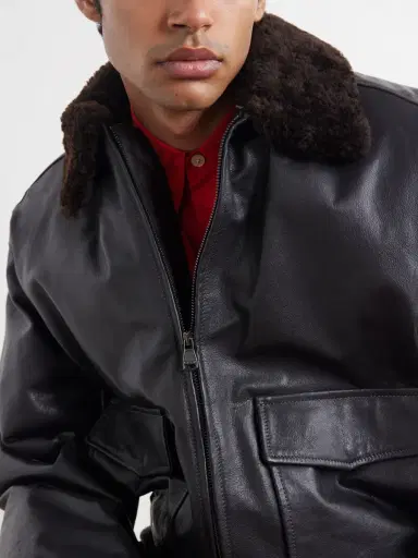 Valstar Smith Shearling-Trimmed Full-Grain Leather Jacket - Men | Thumbnail 5 Valstar Smith Shearling-Trimmed Full-Grain Leather Jacket - Men | Thumbnail 5