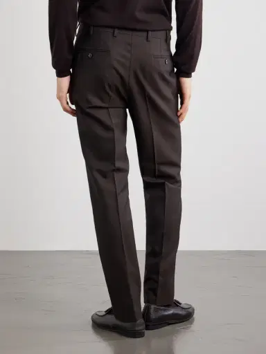 De Petrillo Tapered Virgin Wool Suit Trousers - Men | Thumbnail 4 De Petrillo Tapered Virgin Wool Suit Trousers - Men | Thumbnail 4