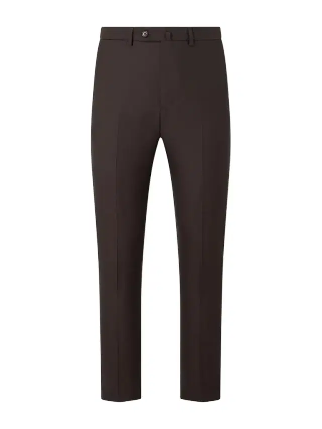 De Petrillo Tapered Virgin Wool Suit Trousers - Men