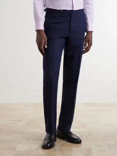 De Petrillo Tapered Virgin Wool Suit Trousers - Men | Thumbnail 3 De Petrillo Tapered Virgin Wool Suit Trousers - Men | Thumbnail 3