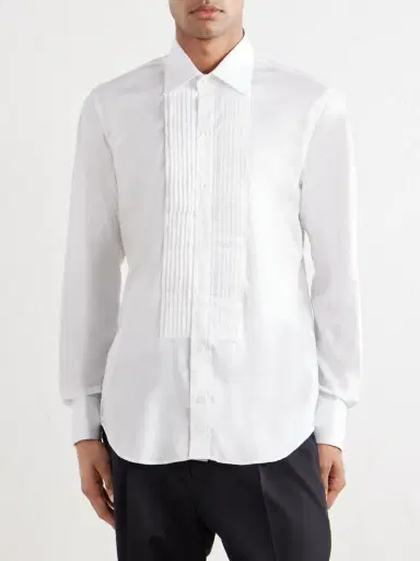 Thom Sweeney Duke of York Cotton and Tencel-Blend Poplin Shirt - Men | Thumbnail 5 Thom Sweeney Duke of York Cotton and Tencel-Blend Poplin Shirt - Men | Thumbnail 5