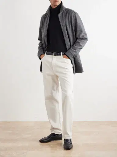 Thom Sweeney Cashmere-Blend Overshirt - Men | Thumbnail 2 Thom Sweeney Cashmere-Blend Overshirt - Men | Thumbnail 2