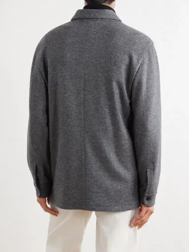 Thom Sweeney Cashmere-Blend Overshirt - Men | Thumbnail 4 Thom Sweeney Cashmere-Blend Overshirt - Men | Thumbnail 4