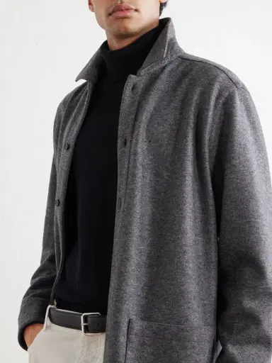 Thom Sweeney Cashmere-Blend Overshirt - Men | Thumbnail 5 Thom Sweeney Cashmere-Blend Overshirt - Men | Thumbnail 5