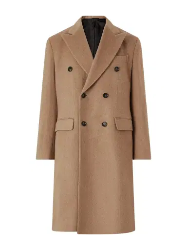 De Petrillo Double-Breasted Camel Hair Coat - Men | Thumbnail 1