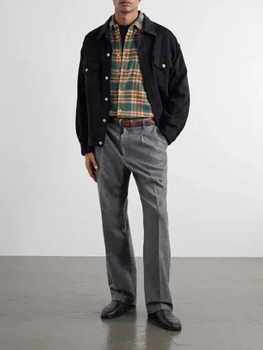 Portuguese Flannel Terroir Straight-Leg Pleated Wool-Twill Trousers - Men | Thumbnail 2 Portuguese Flannel Terroir Straight-Leg Pleated Wool-Twill Trousers - Men | Thumbnail 2