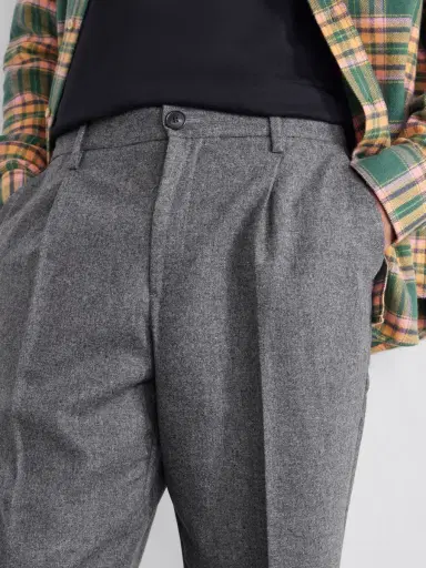 Portuguese Flannel Terroir Straight-Leg Pleated Wool-Twill Trousers - Men | Thumbnail 5 Portuguese Flannel Terroir Straight-Leg Pleated Wool-Twill Trousers - Men | Thumbnail 5