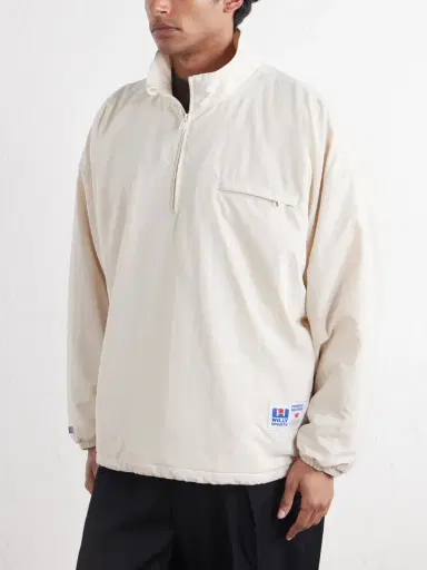 Willy Chavarria Appliquéd Fleece-Lined Shell Half-Zip Jacket - Men | Thumbnail 3