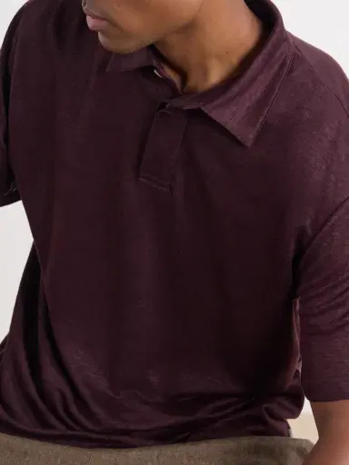 ELEVENTY Linen-Jersey Polo Shirt - Men | Thumbnail 5 ELEVENTY Linen-Jersey Polo Shirt - Men | Thumbnail 5
