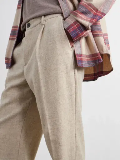 Portuguese Flannel Terroir Straight-Leg Pleated Wool-Twill Trousers - Men | Thumbnail 5 Portuguese Flannel Terroir Straight-Leg Pleated Wool-Twill Trousers - Men | Thumbnail 5