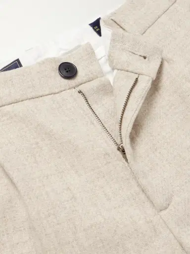 Portuguese Flannel Terroir Straight-Leg Pleated Wool-Twill Trousers - Men | Thumbnail 6 Portuguese Flannel Terroir Straight-Leg Pleated Wool-Twill Trousers - Men | Thumbnail 6