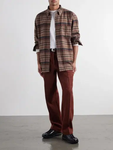 Portuguese Flannel Stalia Checked Cotton-Flannel Shirt - Men | Thumbnail 2 Portuguese Flannel Stalia Checked Cotton-Flannel Shirt - Men | Thumbnail 2