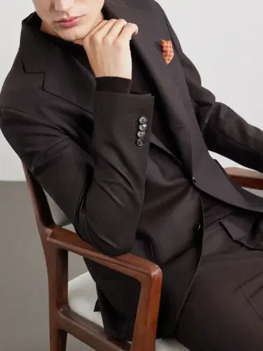 De Petrillo Posillipo Virgin Wool-Twill Suit Jacket - Men | Thumbnail 5 De Petrillo Posillipo Virgin Wool-Twill Suit Jacket - Men | Thumbnail 5