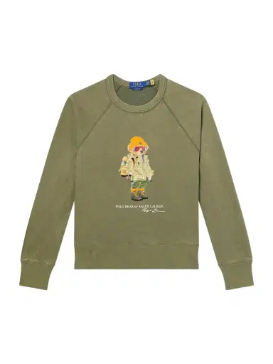 Polo Ralph Lauren Printed Cotton-Blend Jersey Sweatshirt - Men | Thumbnail 1 Polo Ralph Lauren Printed Cotton-Blend Jersey Sweatshirt - Men | Thumbnail 1