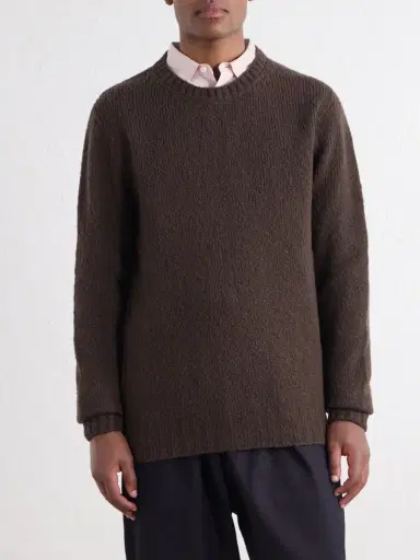 De Bonne Facture Ribbed Wool Sweater - Men | Thumbnail 3