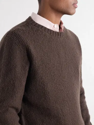 De Bonne Facture Ribbed Wool Sweater - Men | Thumbnail 5