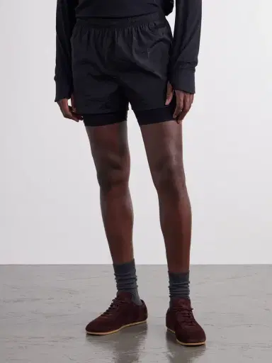 Literary Sport Myles Layered Shell and Stretch-Jersey Running Shorts - Men | Thumbnail 3 Literary Sport Myles Layered Shell and Stretch-Jersey Running Shorts - Men | Thumbnail 3
