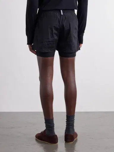 Literary Sport Myles Layered Shell and Stretch-Jersey Running Shorts - Men | Thumbnail 4 Literary Sport Myles Layered Shell and Stretch-Jersey Running Shorts - Men | Thumbnail 4