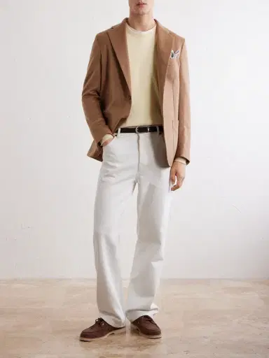 De Petrillo Posillipo Brushed Camel Hair Blazer - Men | Thumbnail 2