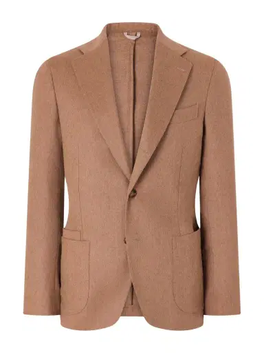 De Petrillo Posillipo Brushed Camel Hair Blazer - Men | Thumbnail 1