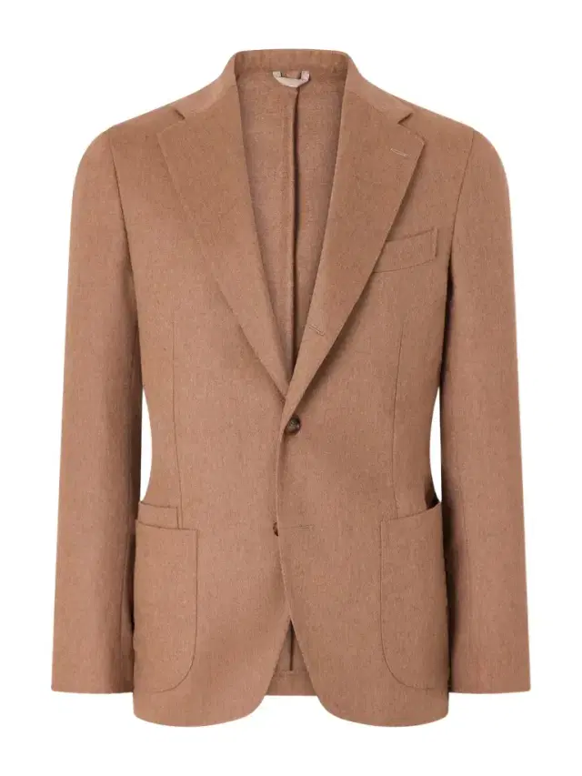 De Petrillo Posillipo Brushed Camel Hair Blazer - Men