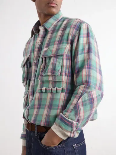 Polo Ralph Lauren Checked Cotton-Flannel Shirt - Men | Thumbnail 5 Polo Ralph Lauren Checked Cotton-Flannel Shirt - Men | Thumbnail 5
