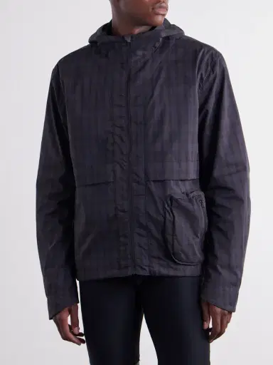 Literary Sport Ashbery Checked Shell Jacket - Men | Thumbnail 3