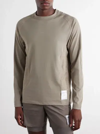 Satisfy Logo-Appliquéd Ghostfleece™ Octa® Running Top - Men | Thumbnail 3 Satisfy Logo-Appliquéd Ghostfleece™ Octa® Running Top - Men | Thumbnail 3