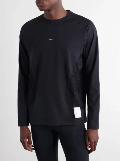 Satisfy Logo-Appliquéd Ghostfleece™ Octa® Running Top - Men | Thumbnail 3 Satisfy Logo-Appliquéd Ghostfleece™ Octa® Running Top - Men | Thumbnail 3