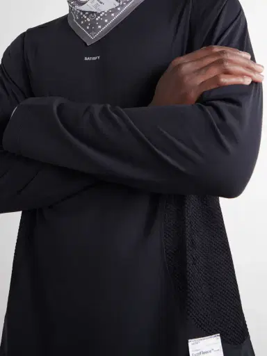 Satisfy Logo-Appliquéd Ghostfleece™ Octa® Running Top - Men | Thumbnail 5 Satisfy Logo-Appliquéd Ghostfleece™ Octa® Running Top - Men | Thumbnail 5