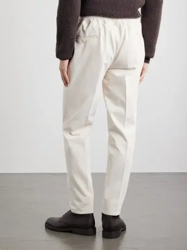 De Petrillo Straight-Leg Pleated Cotton-Twill Trousers - Men | Thumbnail 4 De Petrillo Straight-Leg Pleated Cotton-Twill Trousers - Men | Thumbnail 4