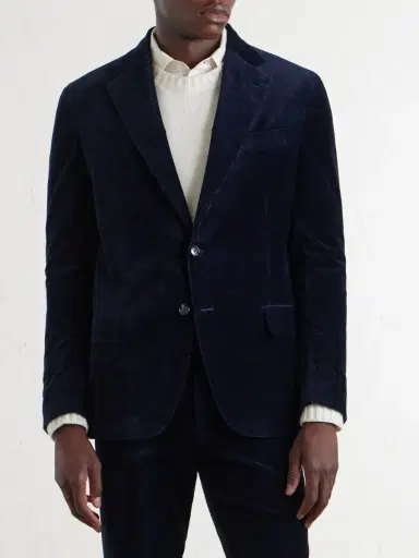 De Petrillo Riviera Cotton-Blend Corduroy Blazer - Men | Thumbnail 3