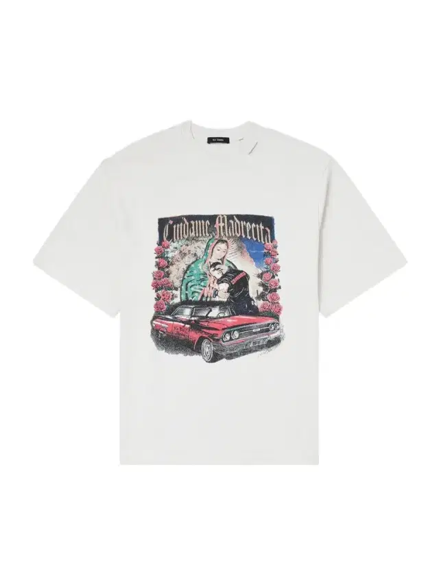 Willy Chavarria Ciudame Madresita Printed Distressed Cotton-Jersey T-Shirt - Men