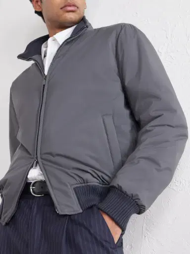 Thom Sweeney Nylon Bomber Jacket - Men | Thumbnail 5