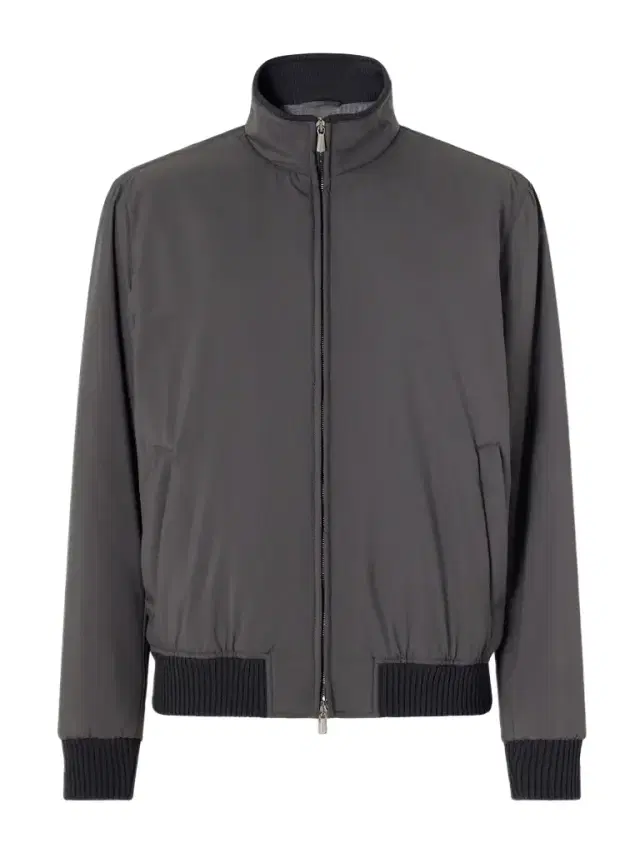 Thom Sweeney Nylon Bomber Jacket - Men