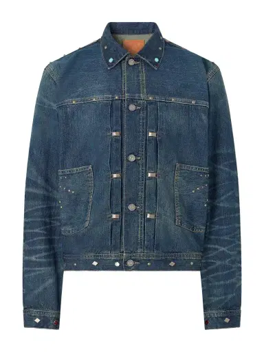 RRL Embellished Denim Jacket - Men | Thumbnail 1 RRL Embellished Denim Jacket - Men | Thumbnail 1
