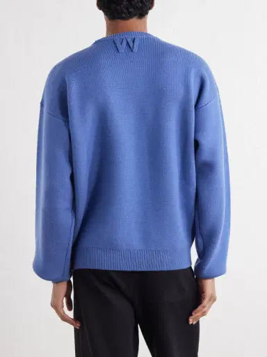 Willy Chavarria Embroidered Wool Sweater - Men | Thumbnail 4 Willy Chavarria Embroidered Wool Sweater - Men | Thumbnail 4