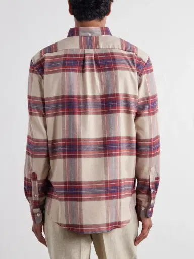 Portuguese Flannel Sabela Checked Cotton-Flannel Shirt - Men | Thumbnail 4 Portuguese Flannel Sabela Checked Cotton-Flannel Shirt - Men | Thumbnail 4