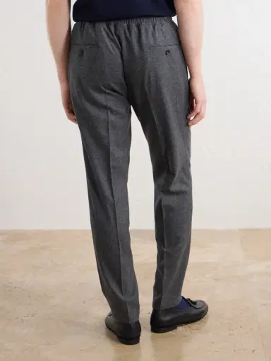 De Petrillo Straight-Leg Wool and Cashmere-Blend Drawstring Suit Trousers - Men | Thumbnail 4 De Petrillo Straight-Leg Wool and Cashmere-Blend Drawstring Suit Trousers - Men | Thumbnail 4
