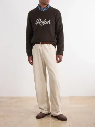 Polo Ralph Lauren Logo-Intarsia Wool and Cashmere-Blend Sweater - Men | Thumbnail 2 Polo Ralph Lauren Logo-Intarsia Wool and Cashmere-Blend Sweater - Men | Thumbnail 2