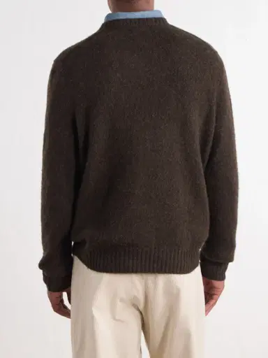 Polo Ralph Lauren Logo-Intarsia Wool and Cashmere-Blend Sweater - Men | Thumbnail 4 Polo Ralph Lauren Logo-Intarsia Wool and Cashmere-Blend Sweater - Men | Thumbnail 4