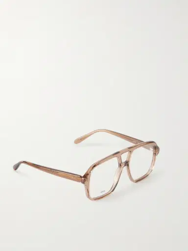 Loewe Slim Rectangular Aviator-Style Acetate Glasses - Men | Thumbnail 3 Loewe Slim Rectangular Aviator-Style Acetate Glasses - Men | Thumbnail 3