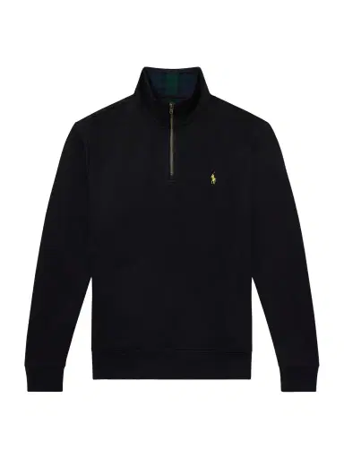Polo Ralph Lauren Logo-Embroidered Cotton-Blend Half-Zip Sweatshirt - Men | Thumbnail 1 Polo Ralph Lauren Logo-Embroidered Cotton-Blend Half-Zip Sweatshirt - Men | Thumbnail 1