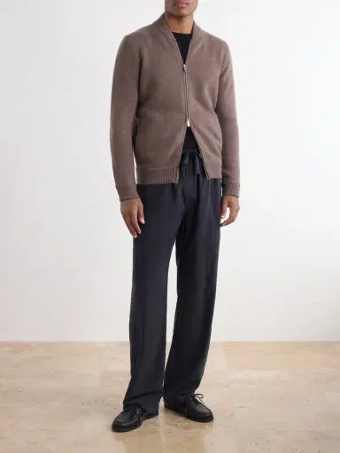 FEDELI Berkley Wool and Cashmere-Blend Zip-Up Sweater - Men | Thumbnail 2 FEDELI Berkley Wool and Cashmere-Blend Zip-Up Sweater - Men | Thumbnail 2