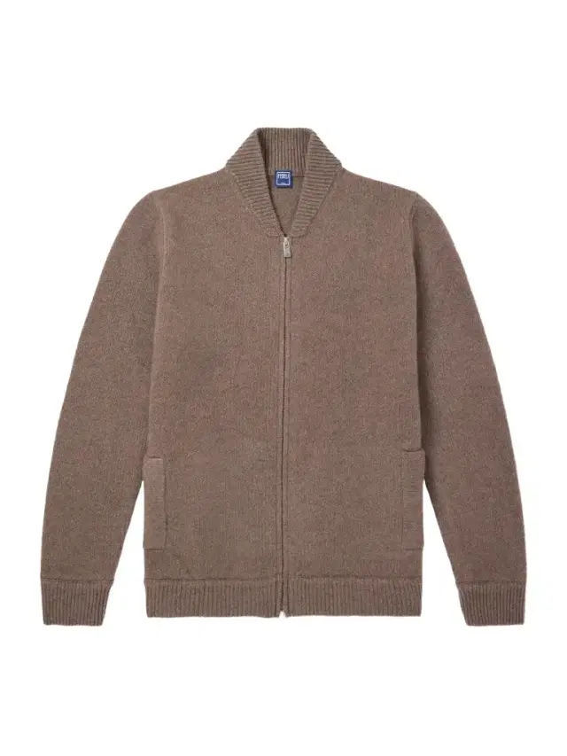 FEDELI Berkley Wool and Cashmere-Blend Zip-Up Sweater - Men